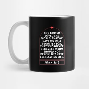 Bible Verse John 3:16 Mug